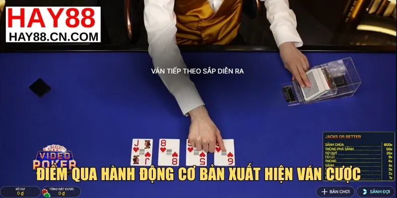 Điểm qua hành động cơ bản xuất hiện ván cược