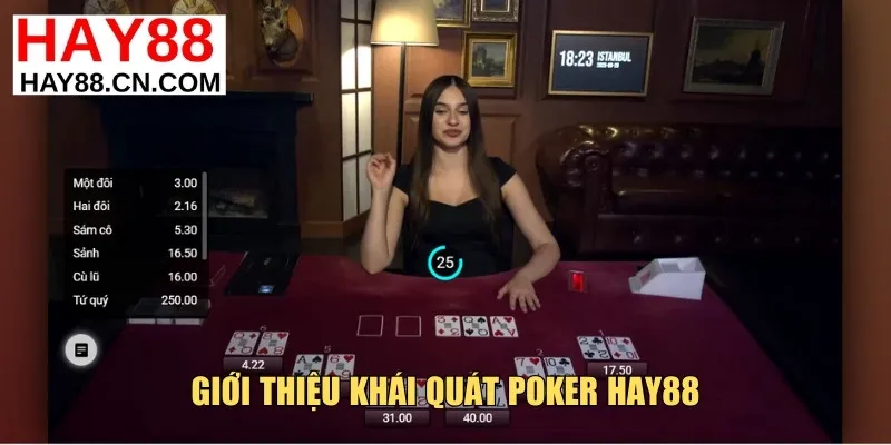 Giới thiệu khái quát Poker Hay88