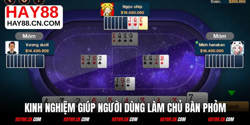 Kinh nghiệm giúp người dùng làm chủ bàn phỏm