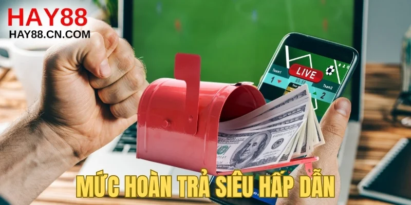 Mức hoàn trả siêu hấp dẫn tại hay88